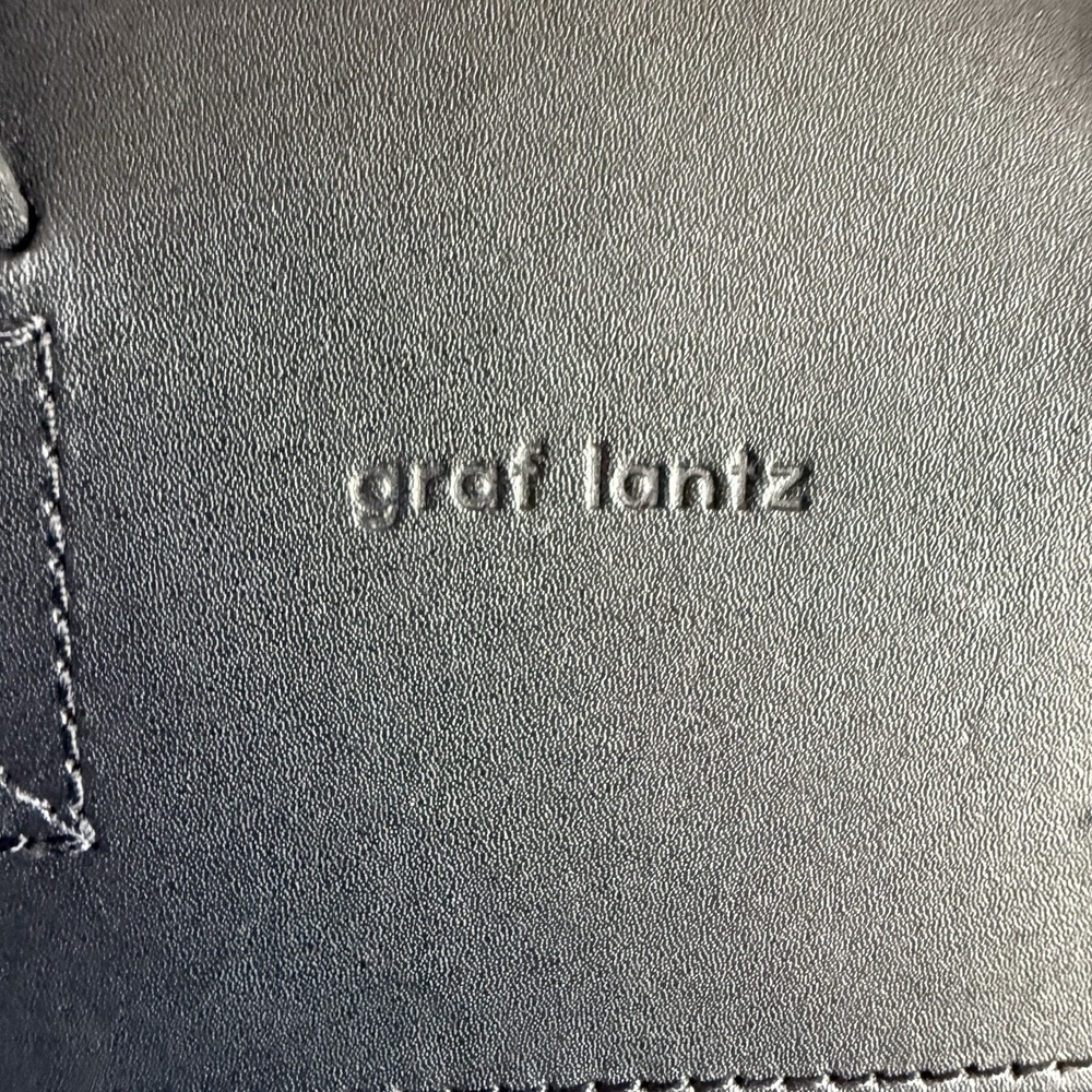 Graf Lantz Bedford Felt Convertible Crossbody Tote Bag Purse Gray Merino Wool - Picture 8 of 12
